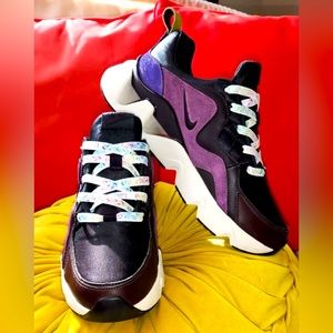 SOLD A💜 Nike Womens Sneakers Custom size 10 Purple Lace Comfort Shoes